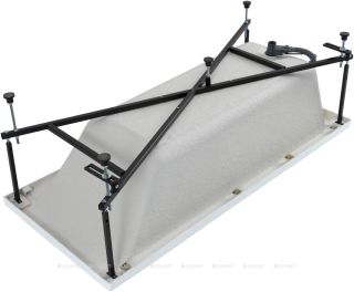 Акриловая ванна Aquanet Bright 347869 175x70 см с каркасом с боковой и фронтальной панелями